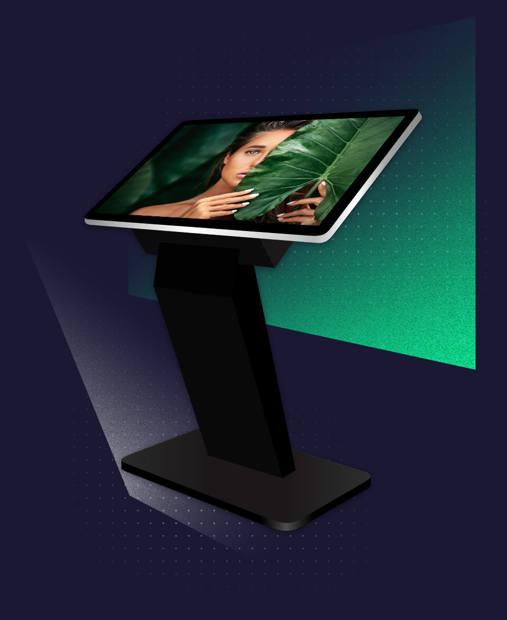 Indoor interaktívny dotykový kiosk