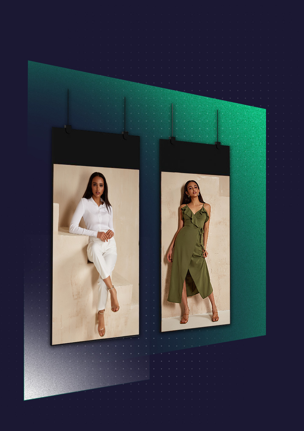 Digitálny LCD slim obojstranný