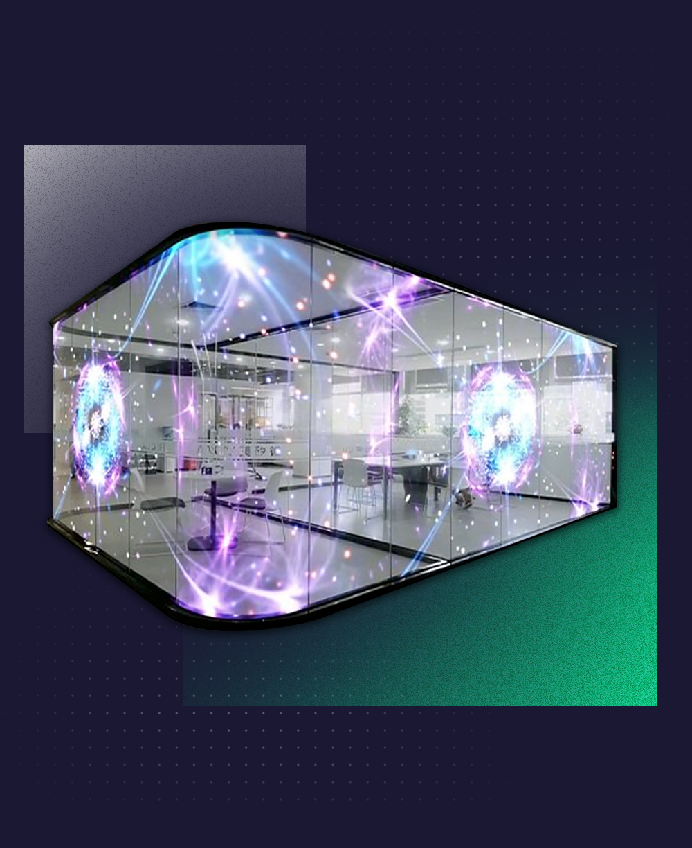 Transparent LED screen